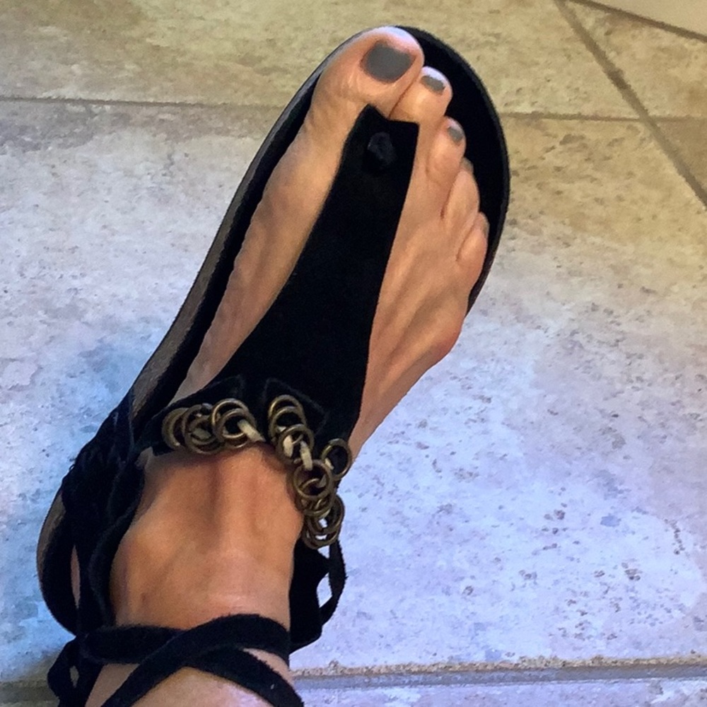 Free People suede flat